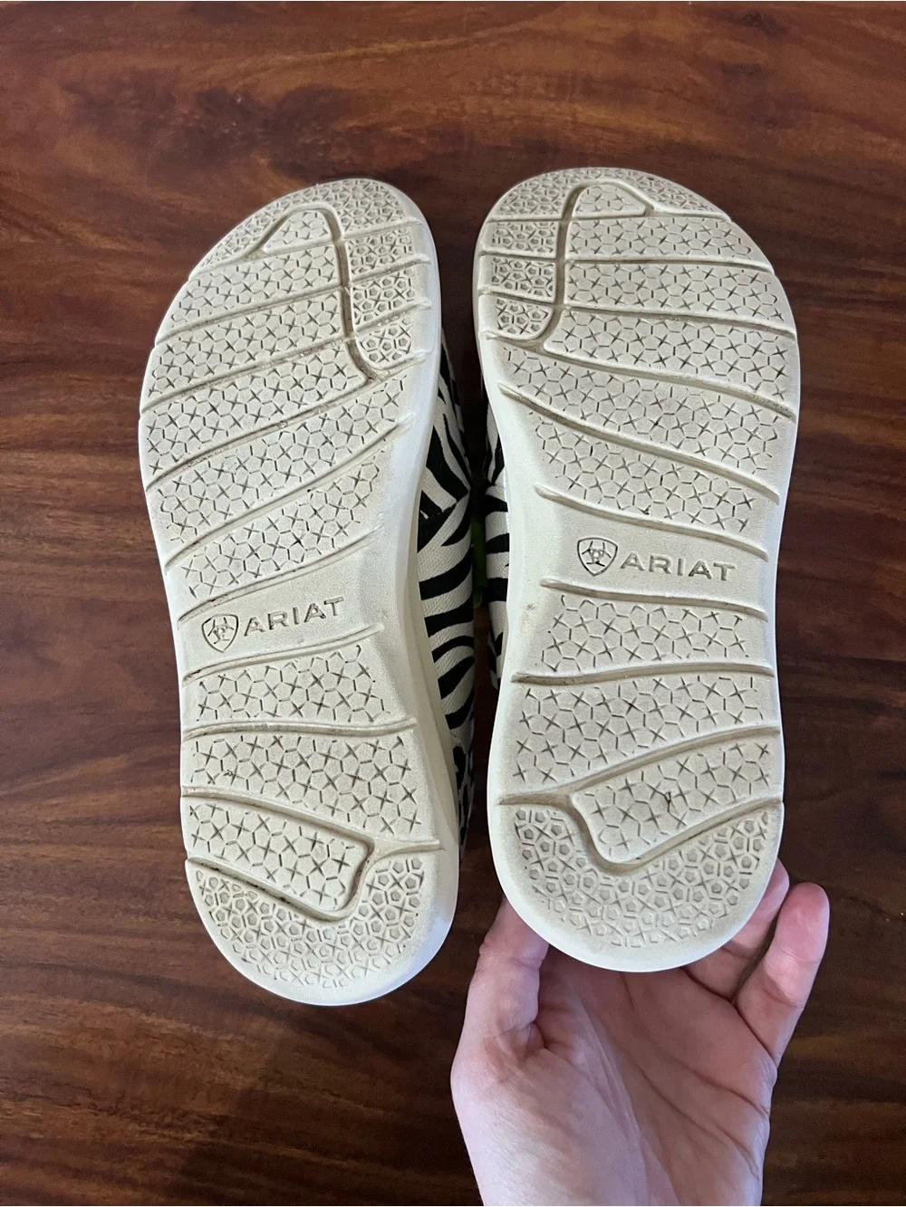 Ariat Hilo Zebra Print Loafers size 8.5